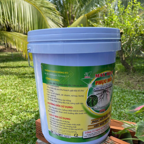 MAX ROOT CHUYÊN PHỤC HỒI SẦU RIÊNG mặt sau